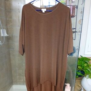 LuLaRoe Chocolate Brown Tunic